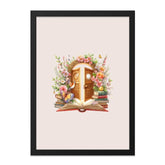 Enchanted Door Wall Art, Floral Book Art, Dreamy Home Decor, Whimsical Wall Hanging, Colorful Butterfly Artwork, Unique Gift Idea - Tawshia